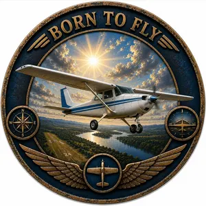 Cessna 152 metal sign